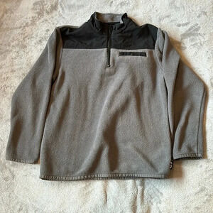 Gymboree  - Grey/Black mock neck pullover fleece. Size M